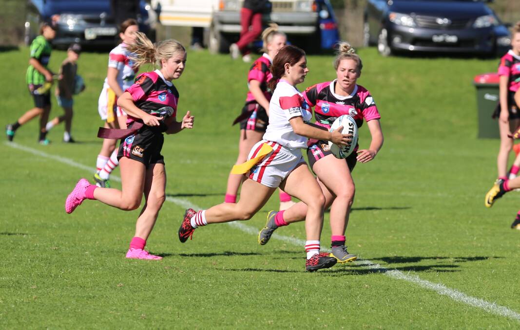 The Eden Tigers women's squad ran out a 46-0 result over the Snowy River Bears on Sunday. 