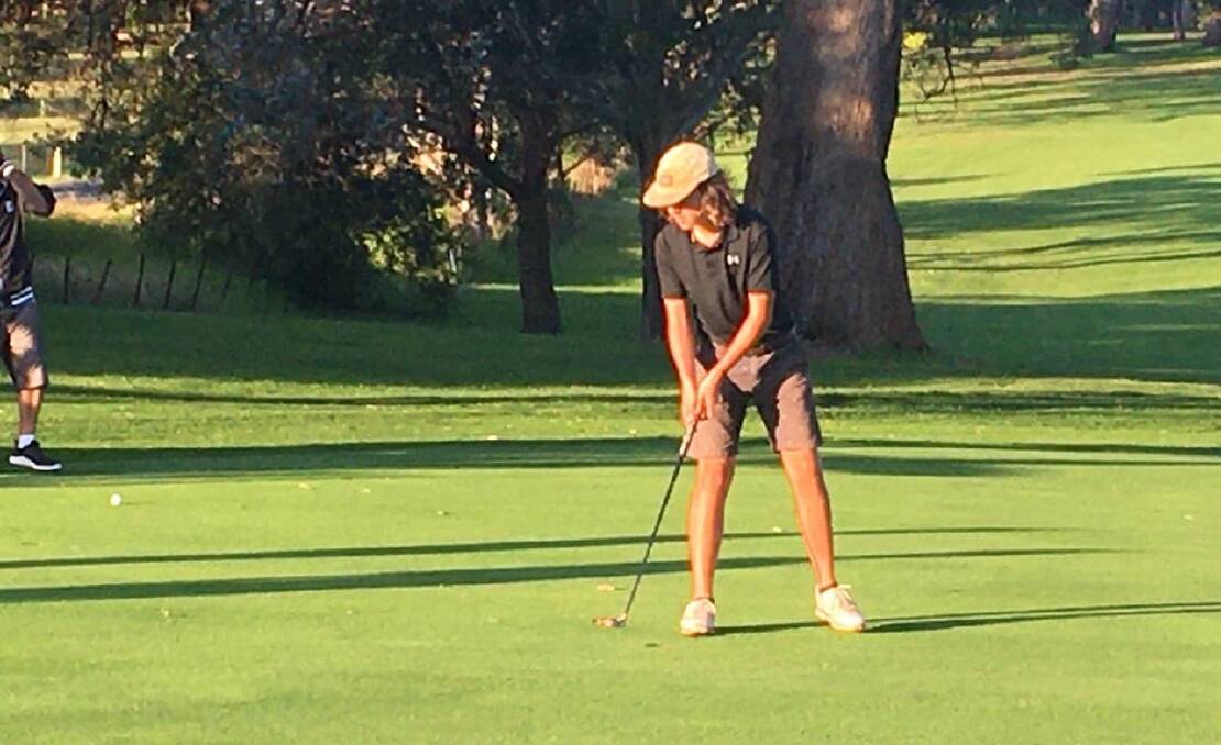 Bega golfing prodigy Harry Peterson finished third in his class and 11th overall at the Northern Territory Classic recently. 