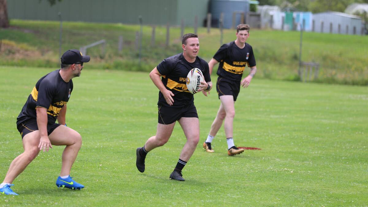 Navy personnel got in the community spirit for sporting events around Eden over the weekend. 