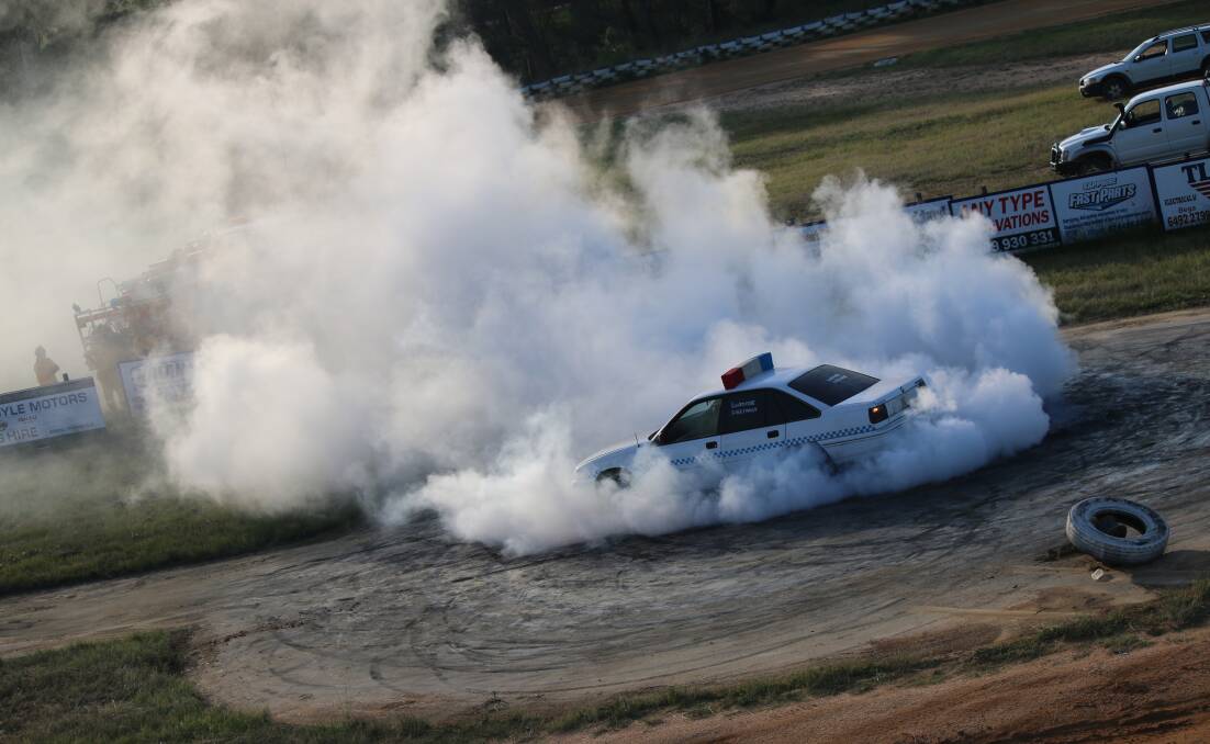 The Sapphire Speedway will have burnout cars for this weekend's meet. 