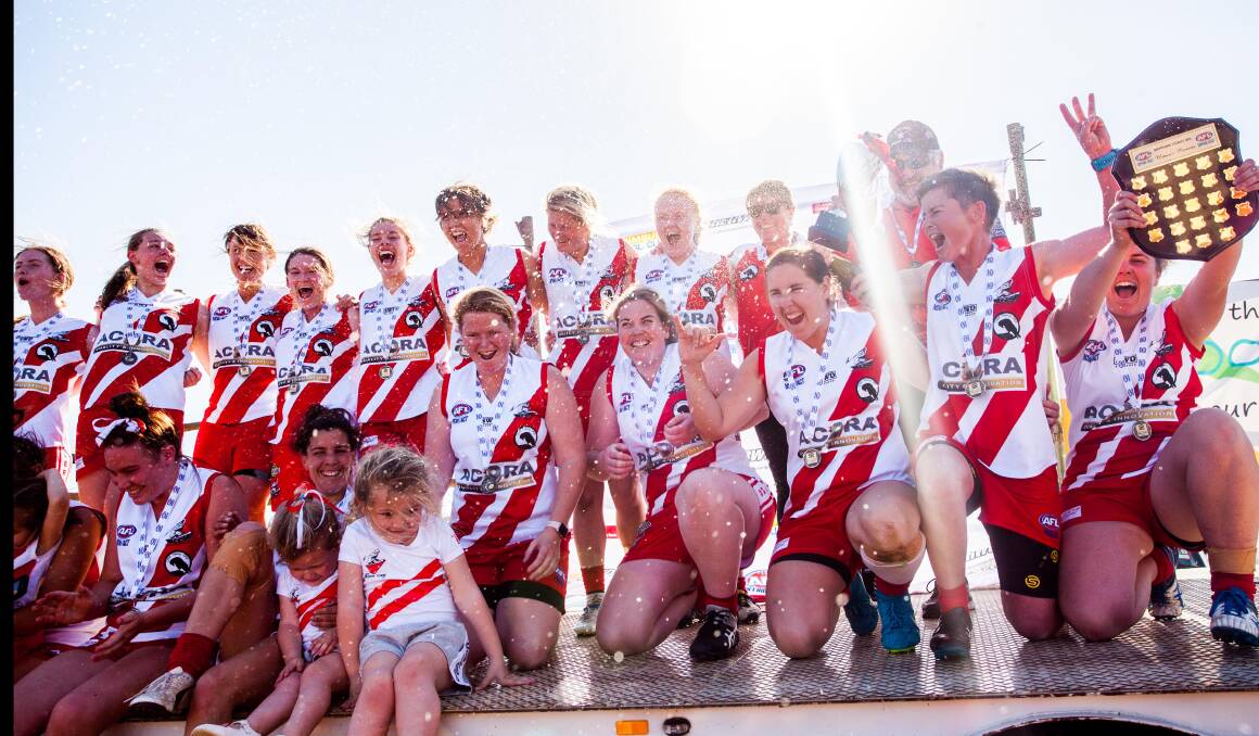 The Eden Whalers, celebrating with their third premiership shield at the end of the 2018 season, are set for a round one start this weekend. 