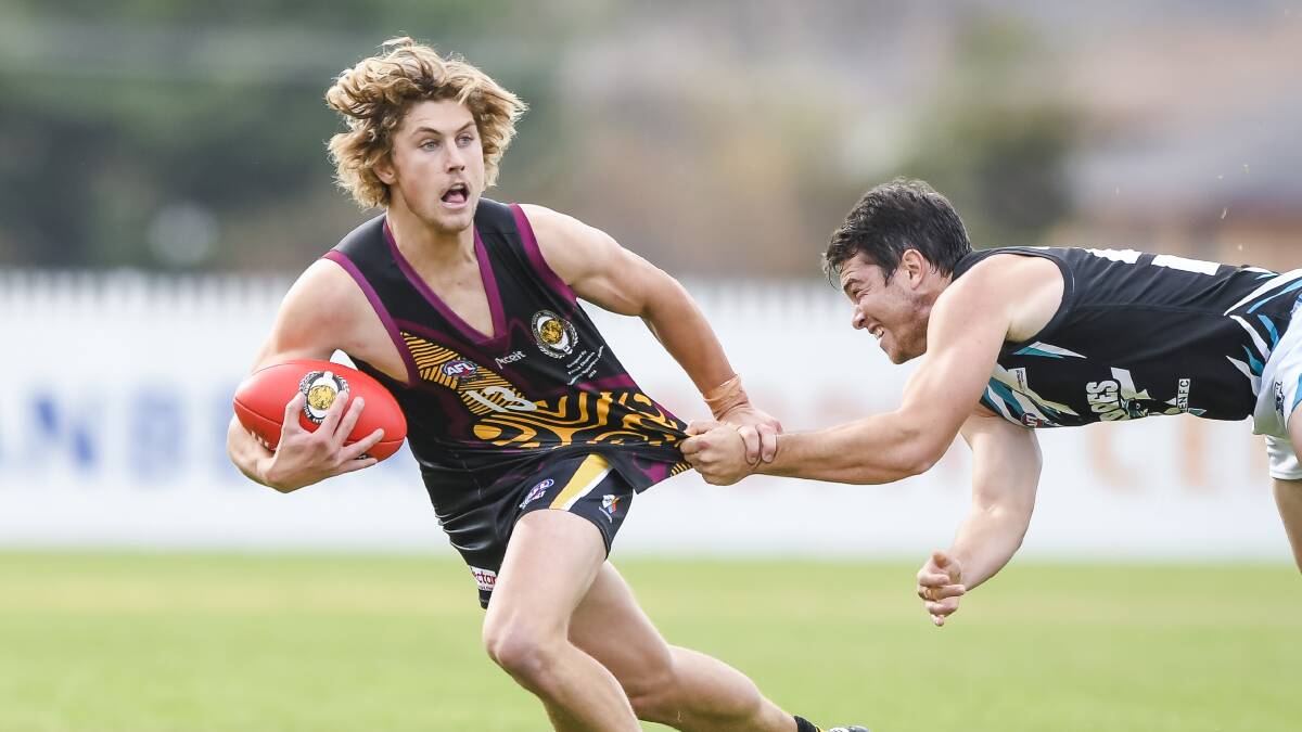 Top of pops: Former Tathra footballer Kel Evans has been named Canberra's best and fairest recently. Photo: Sitthixay Ditthavong  