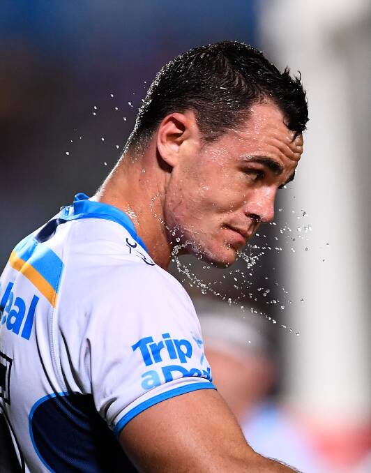 Morgan Boyle scored a try in the Gold Coast Titans' win over Manly. 