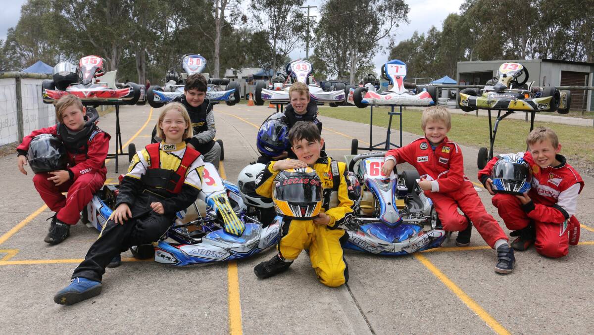 Young guns: Junior racers, pictured at a previous Sapphire Cup, will be excited to be moving through the grades this weekend.