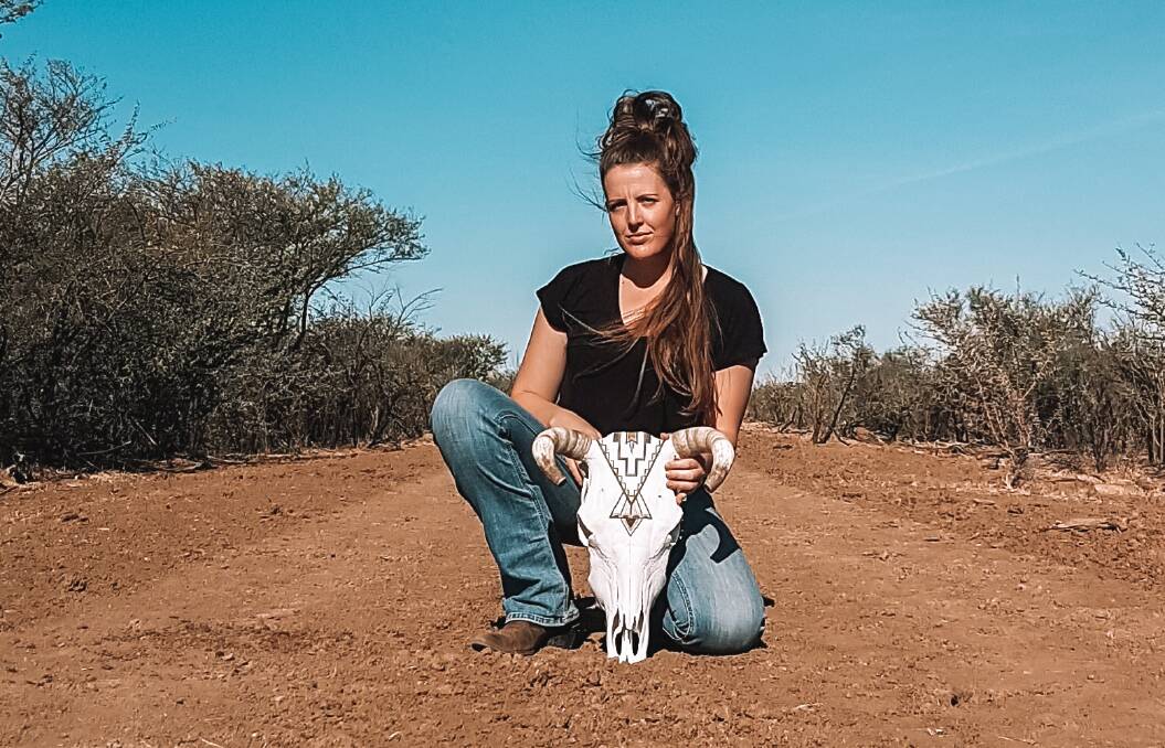 Leanne Reeves learned the art of skull painting at home in rural New South Wales and is now bringing it to North West Qld.