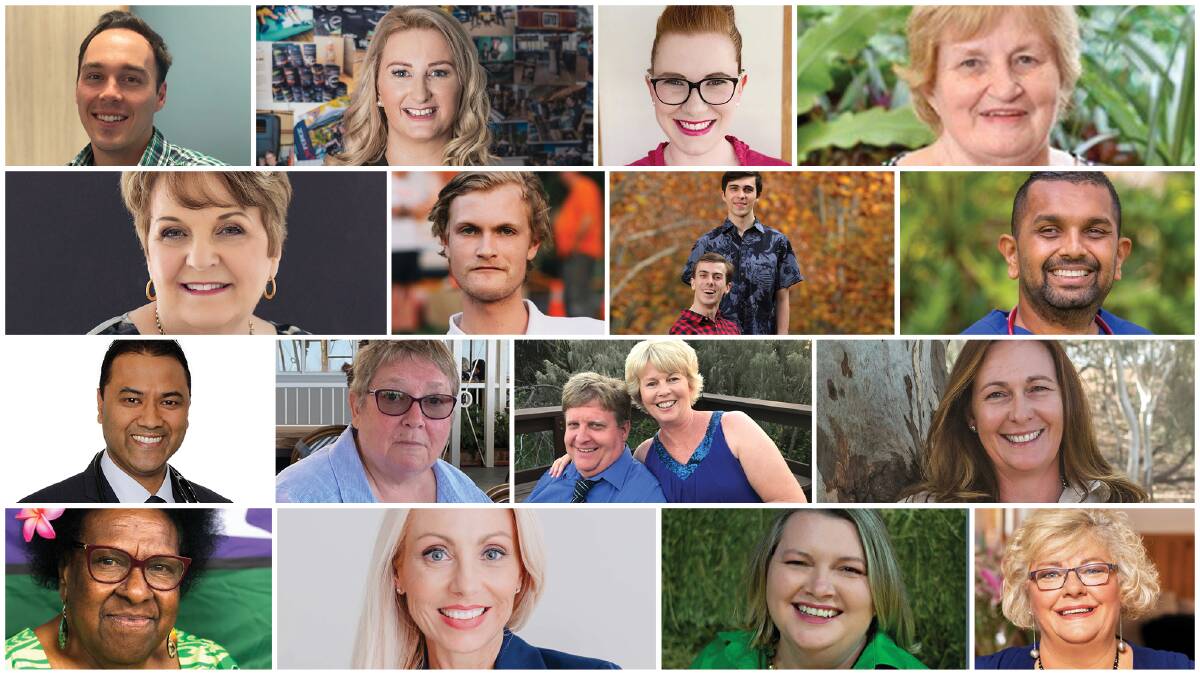 OUR STATE'S CHAMPIONS: The 18 Queenslanders nominated for the state's 2021 Australian of the Year Awards.