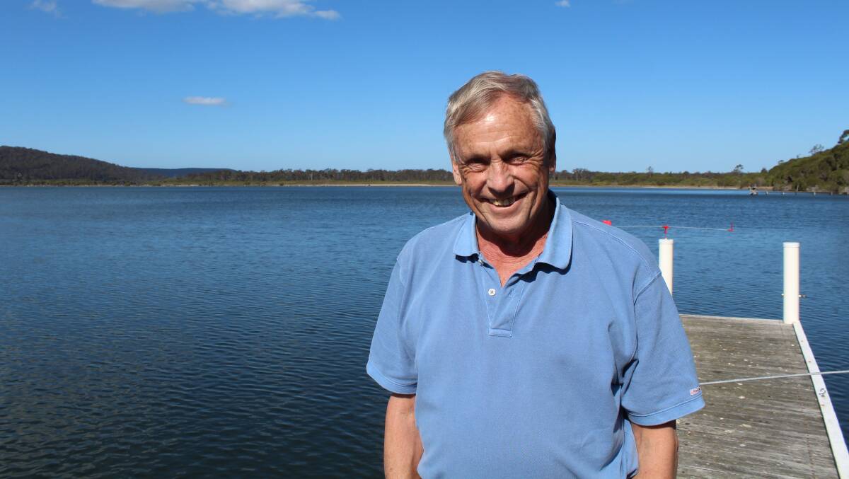 SPEAKING OUT: Wonboyn Lake landowner Don Ross is concerned for the future of the lake.