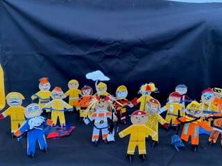 Firefighter figurines.
