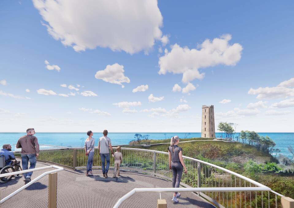 Artist's impression of the planned lookout. Image: NPWS