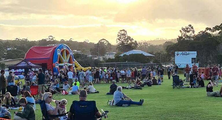 Foodies Night Markets were held on the Barclay Street Oval in February 2021. Photo: Joanne Korner
