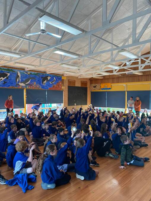 Year 3 to 6 students learnt about energy poverty and renewable energy as they embraced the power of STEM to make a humanitarian impact, building solar powered lights for children in Papua New Guinea. Photos supplied