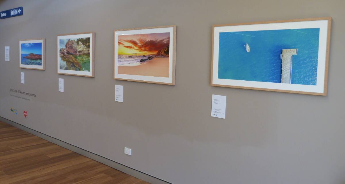 Cattle Bay and Aslings Beach feature in Phill's photographic exhibition.