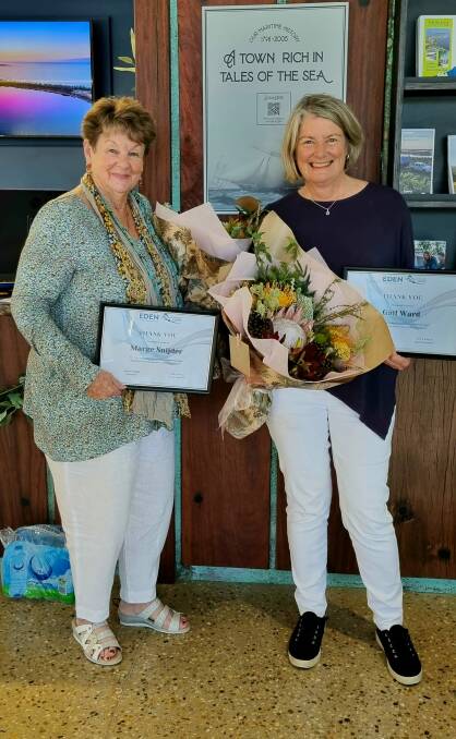 Longstanding volunteer board members Marge Snijder and Gail Ward stepped down, marking the end of era. Photo: supplied.
