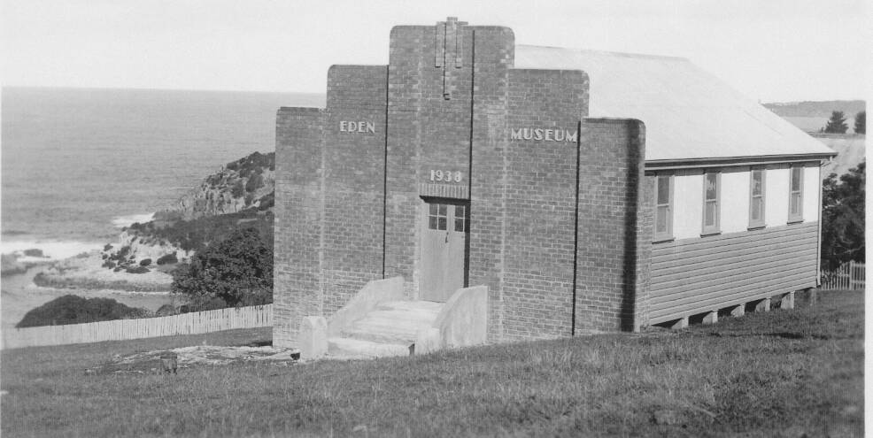 The original 1938 Museum building which continues to operate from the same site. Photo by C E Wellings. EKWM Collection.
