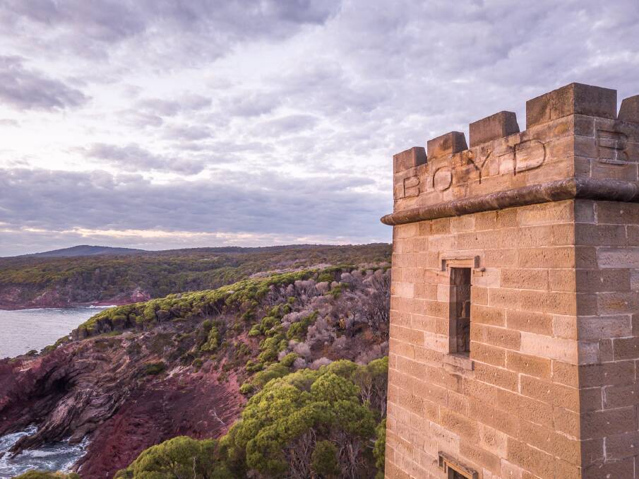 Boyd's Tower was built in 1847 and currently isn't recognised at a state or national level for its heritage value. Photo: David Rogers Photography