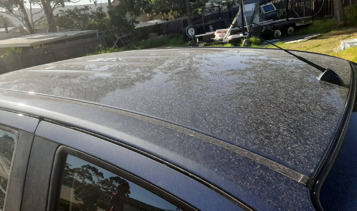 Some residents said the paintwork on their cars now feels like sandpaper.