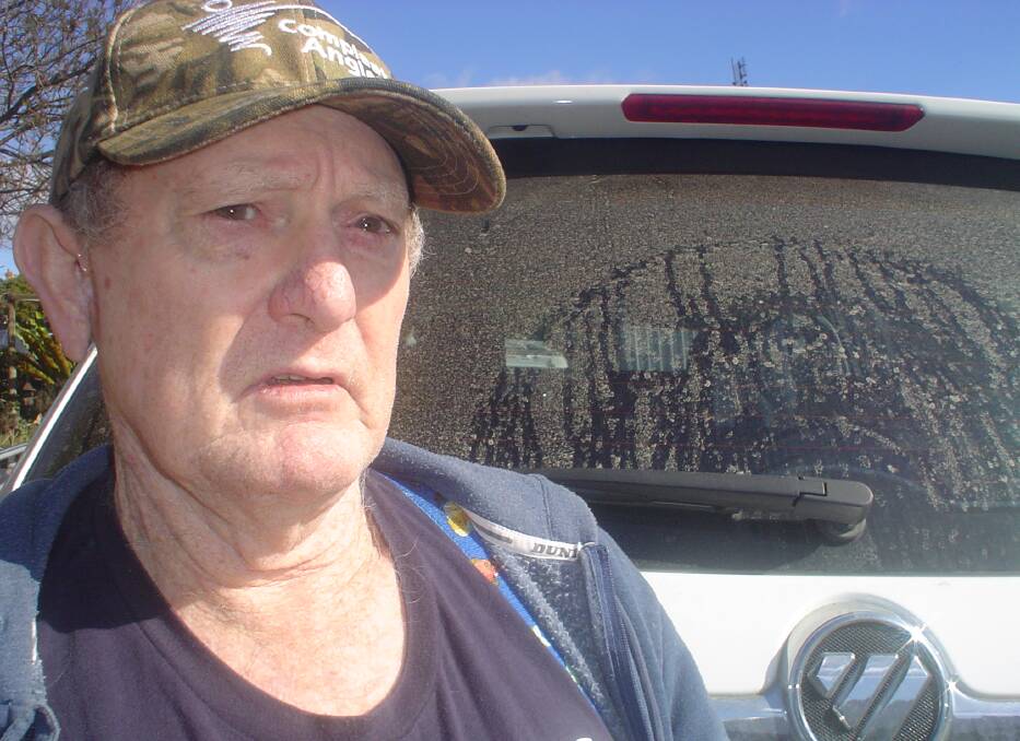 Eden resident Malcolm Terry said professional detailers won't provide a quote to clean and fix his car as they can't guarantee to successfully repair damage.