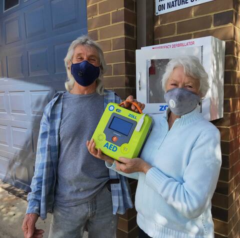 Martin and Mariska Ascher have worked hard to administer the large sum of money donated to aid Mallacoota since the bushfires of last summer. Photo: supplied.