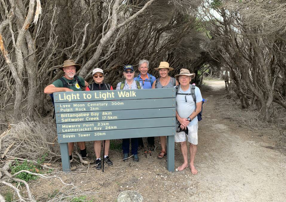The Light to Light Walk is open again after 10 months of closure following the savage 2019/2020 bushfire season. Photo: Sapphire Coast Guiding Co.