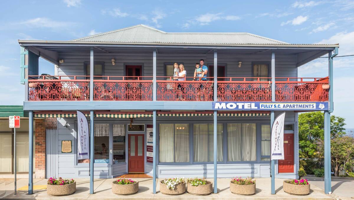 The Rose family run Heritage House on the main street in Eden and said the biggest problem facing them at the moment is how long to hold Victorian bookings for. Photo: David Rogers Photography