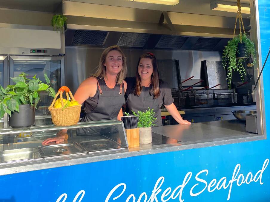 Tamara Hallinan and Bridget McGuiness are excited to cater to tourists and locals at the wharf precinct in Eden as the peak season kicks off. Photo: supplied
