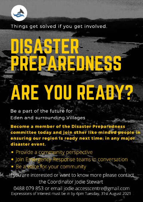 Prepared for disaster: Eden committee seeks community input, local knowledge