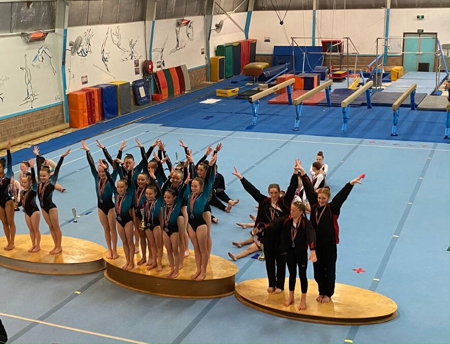 The gymnasts enjoy focus on health and fitness, plus the support of a group environment. Photo supplied