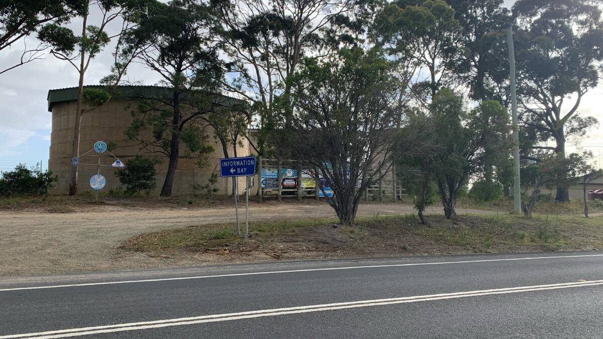 The proposed southern entry point for signage and maps. Photo: Carina Severs