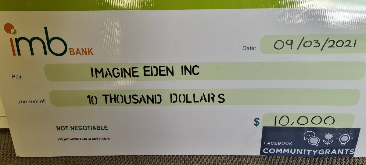 Imagine Eden scores community grant, plans to get 'whole town rocking'