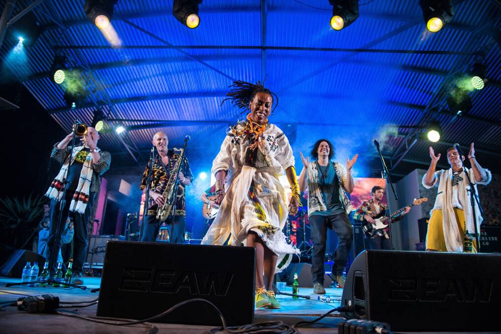 Black Jesus Experience play an irresistibly danceable alloy of traditional Ethiopian song and 21st Century groove. Their music reflects the multicultural vibrancy of the band's hometown, Melbourne, Australia. Photo supplied
