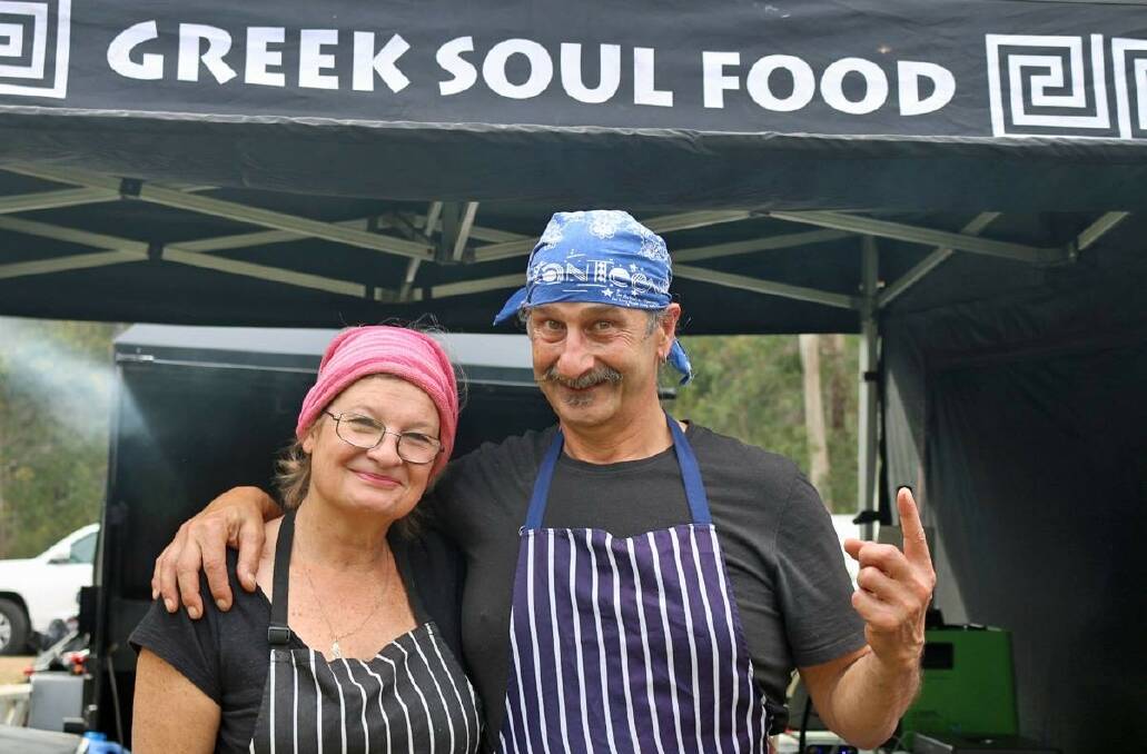 Pictured here before losing everything, Carol and Paul Nelson are looking forward to operating out of their custom-built food van over summer in East Gippsland and on the Far South Coast. Photo supplied.