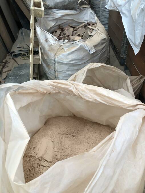 Sawdust, wood shavings and docked materials are repurposed for the production of wood heater pellets. Photo: Leah Szanto