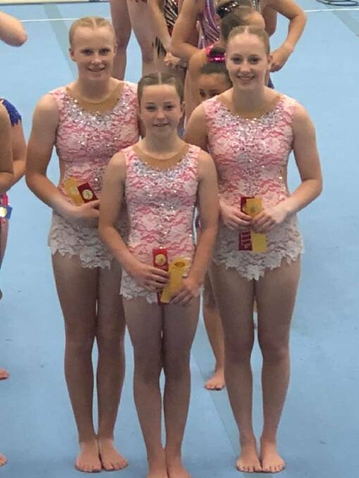 The trio will compete at both state and national levels in the coming months. Photo: supplied.