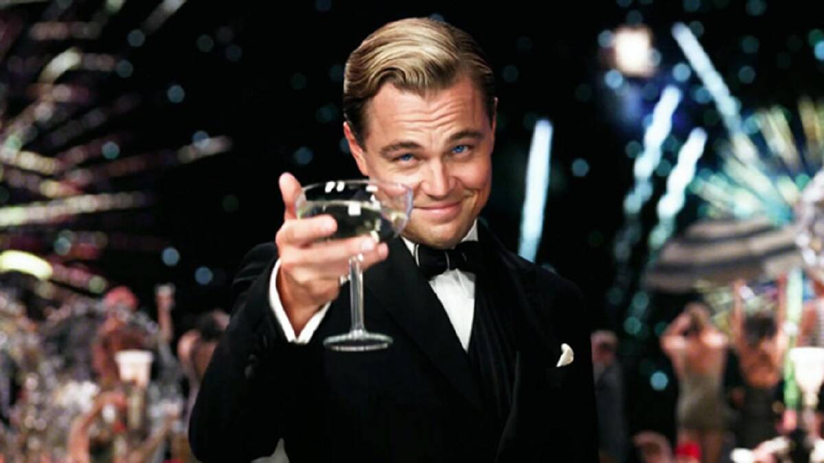 Leonardo DiCaprio in The Great Gatsby. Picture: Supplied