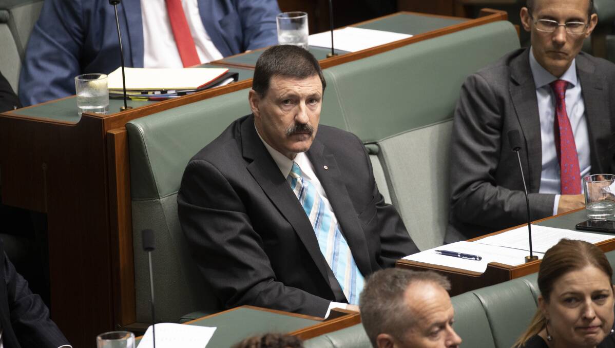 Mike Kelly in Parliament in February. He is tipped to call time on his political career. Picture: Sitthixay Ditthavong