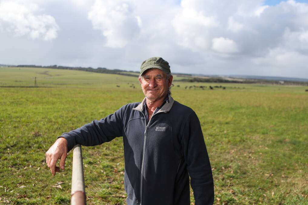 Phillip Younis at his Port Campbell property. Picture: Morgan Hancock