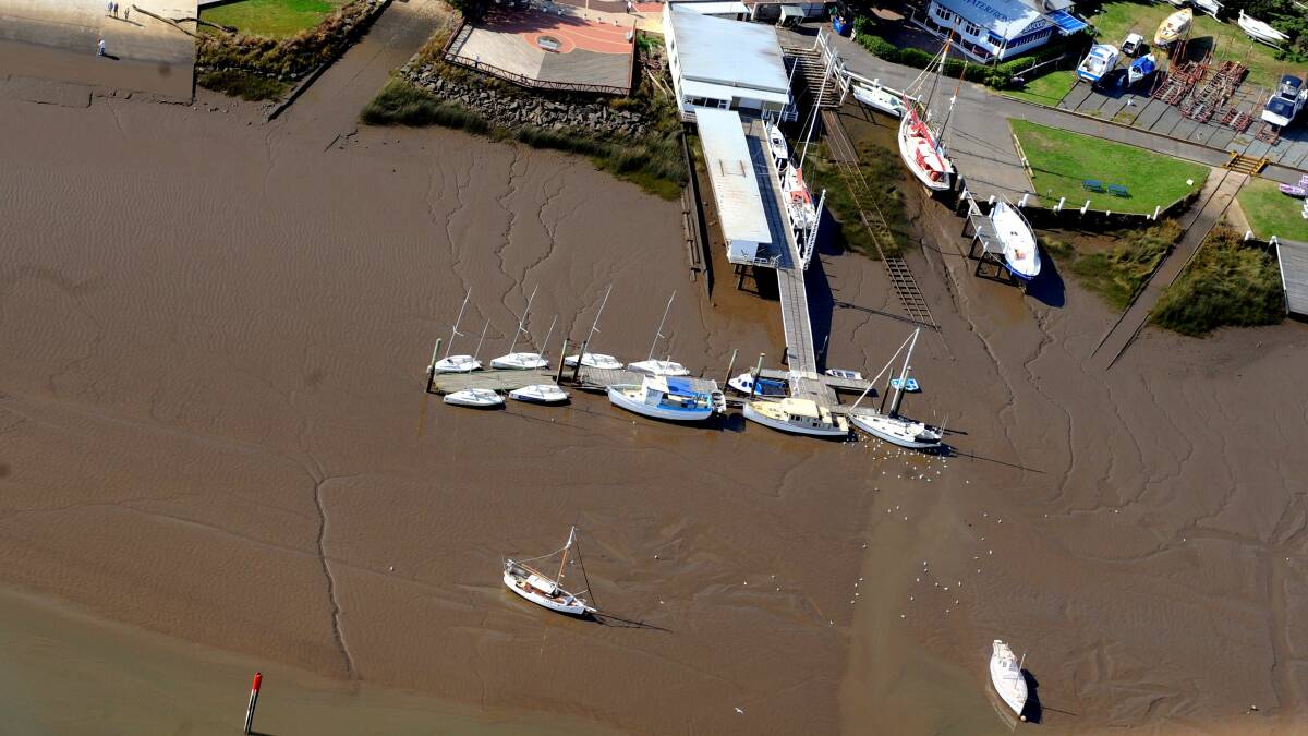 The Tamar River has historicalled had mud and sediment build up in the estuary. Picture: Will Swan
