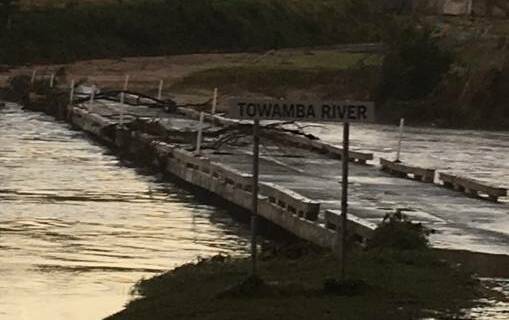 Towamba River Bridge, photo taken at 7am Tuesday by Janelle Veness
