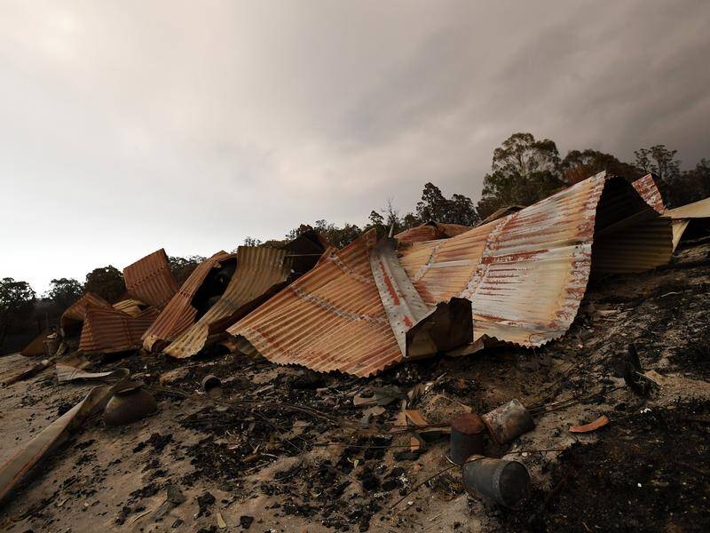 Destroyed or irreparable buildings can be removed at no cost to victims of Victoria's bushfires.