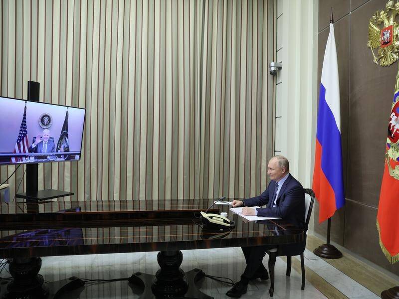 Russian leader Vladimir Putin and US President Joe Biden have held lengthy virtual talks.