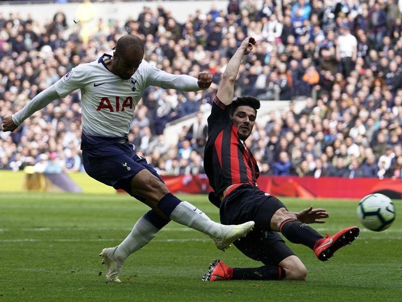 Lucas Moura has scored a hat-trick as Tottenham Hotspur beat relegated Huddersfield 4-0 in the EPL.