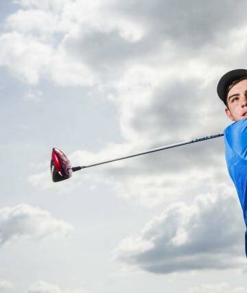 Ryan Ruffels is one of Australia's most talented junior golfers. Photo: Jay Cronan
