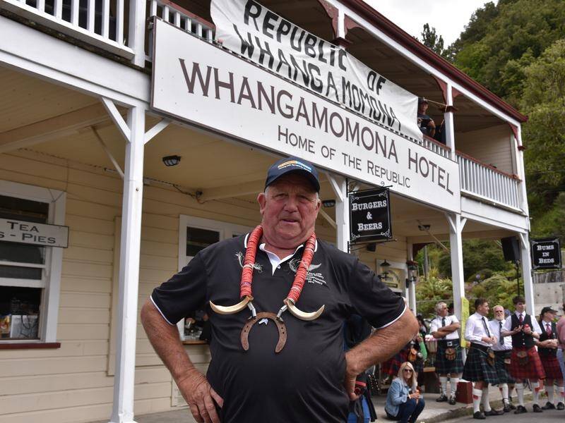 John Herlihy has been re-elected president of New Zealand's Whangamomona Republic.
