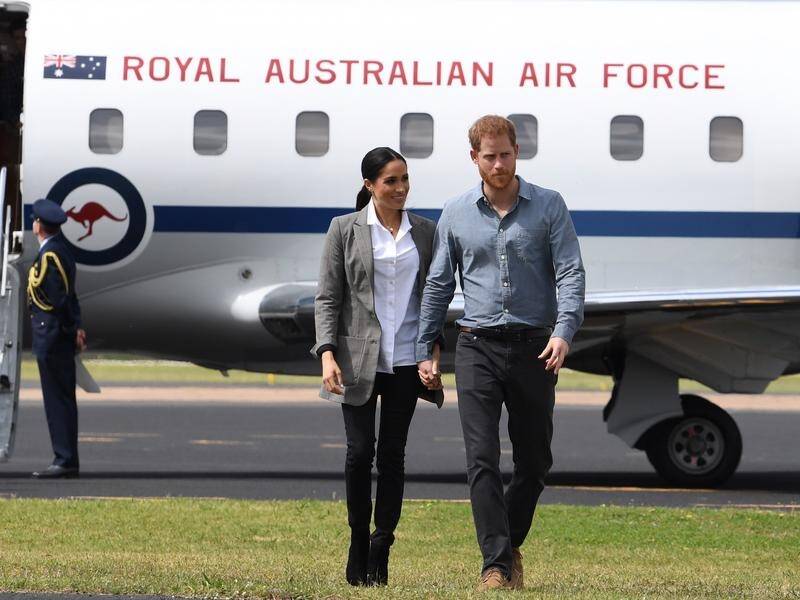 Outland Denim shot to fame when Meghan wore their jeans while visiting Dubbo with Prince Harry. (Dean Lewins/AAP PHOTOS)
