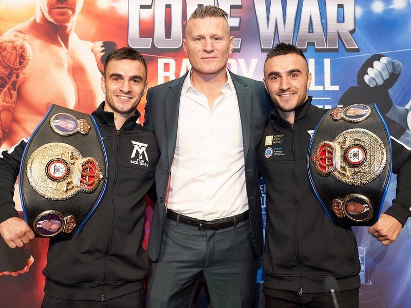 A dream of fighting in Las Vegas is set to come true for brothers Andrew (l) and Jason Moloney.