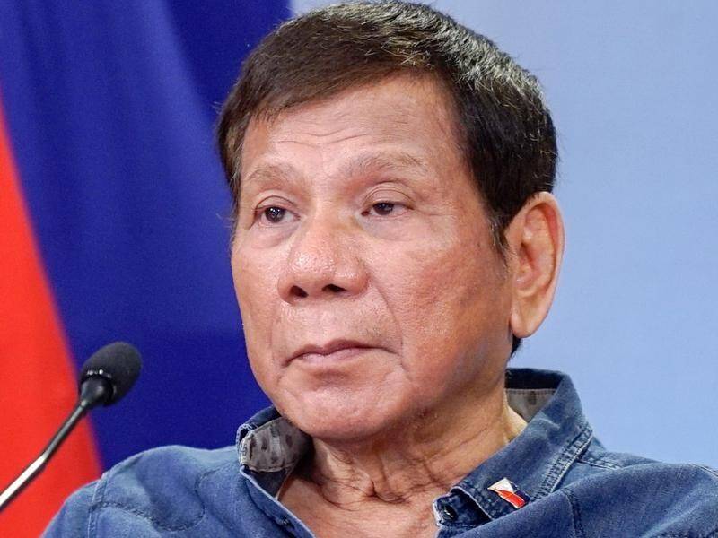 Rodrigo Duterte rebuffed Chinese calls to withdraw vessels from disputed seas.