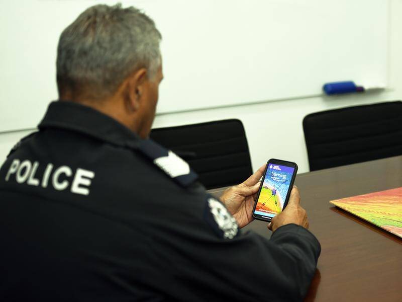 An app is being used by WA police to communicate with Indigenous people in custody. (WA POLICE)