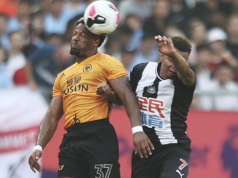 Wolverhampton Wanderers have thrashed Newcastle 4-0 in the Premier League Asia Trophy.