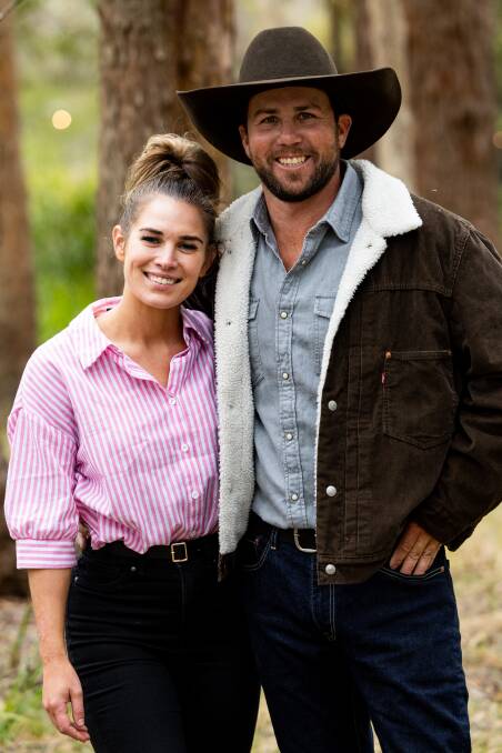 Farmer Todd and Daisy. Picture by Channel 7