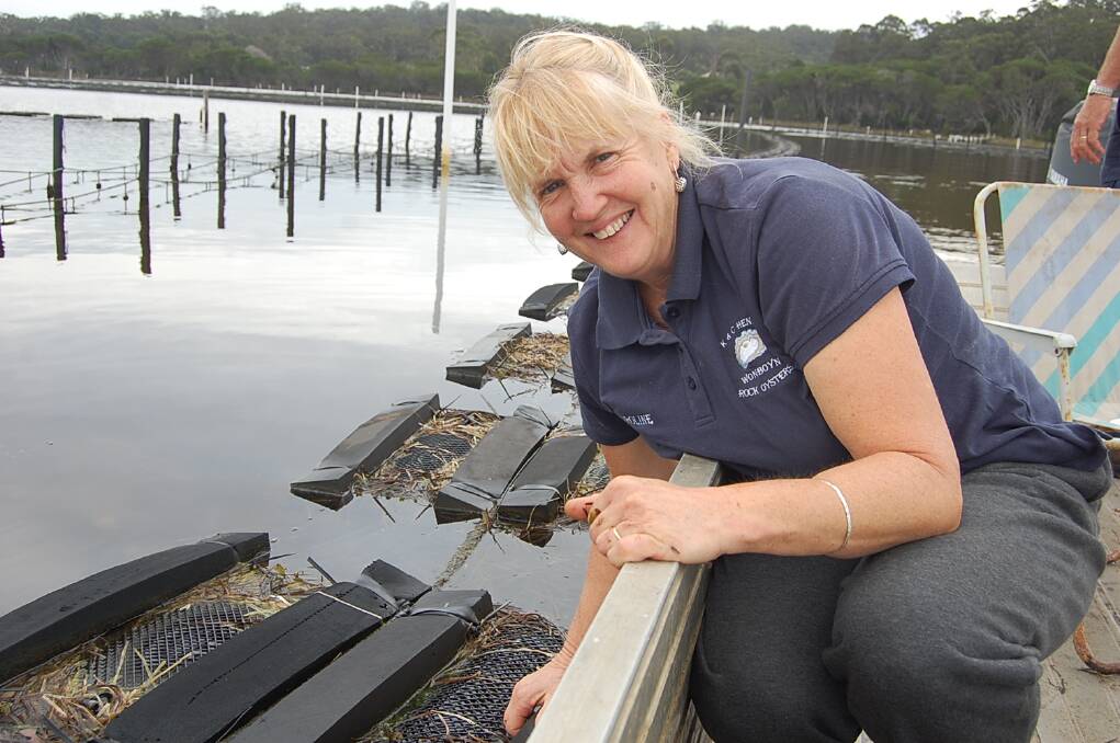NSW Farmers Association Oyster Committee vice president Caroline Henry is helping to put Wonboyn oysters on the food map.